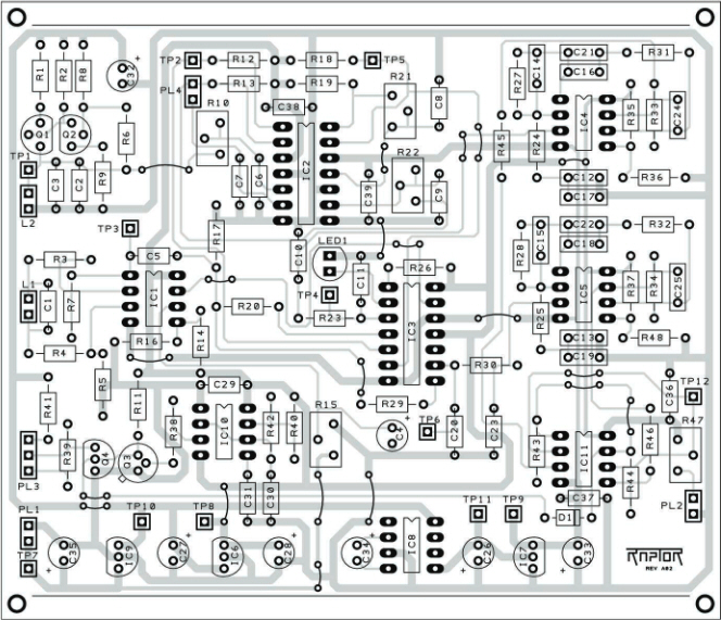 نقشه، نحوه قراره گیری قطعات الکترونیکی بر روی PCB