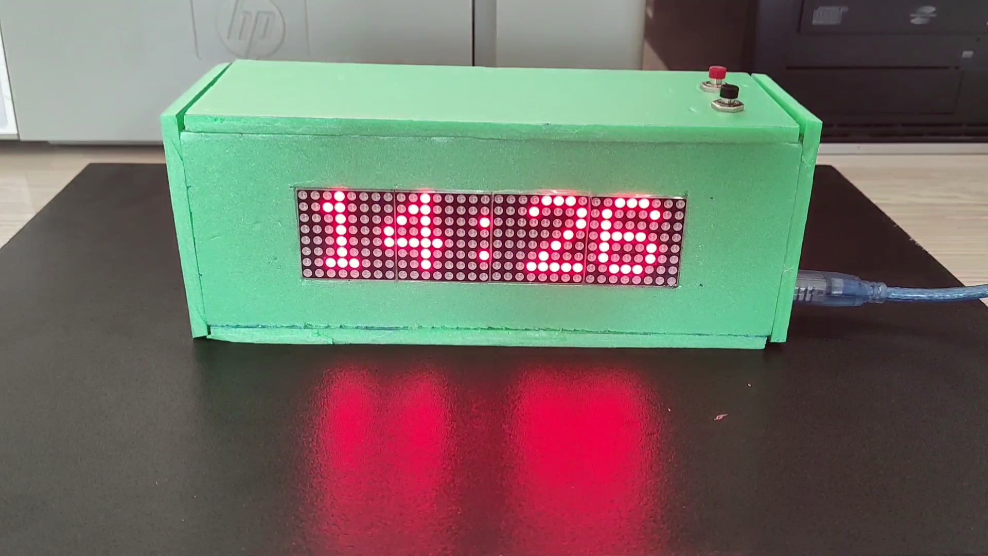 پروژه ساخت ساعت تابلو روان حرفه ای با برد آردوینو