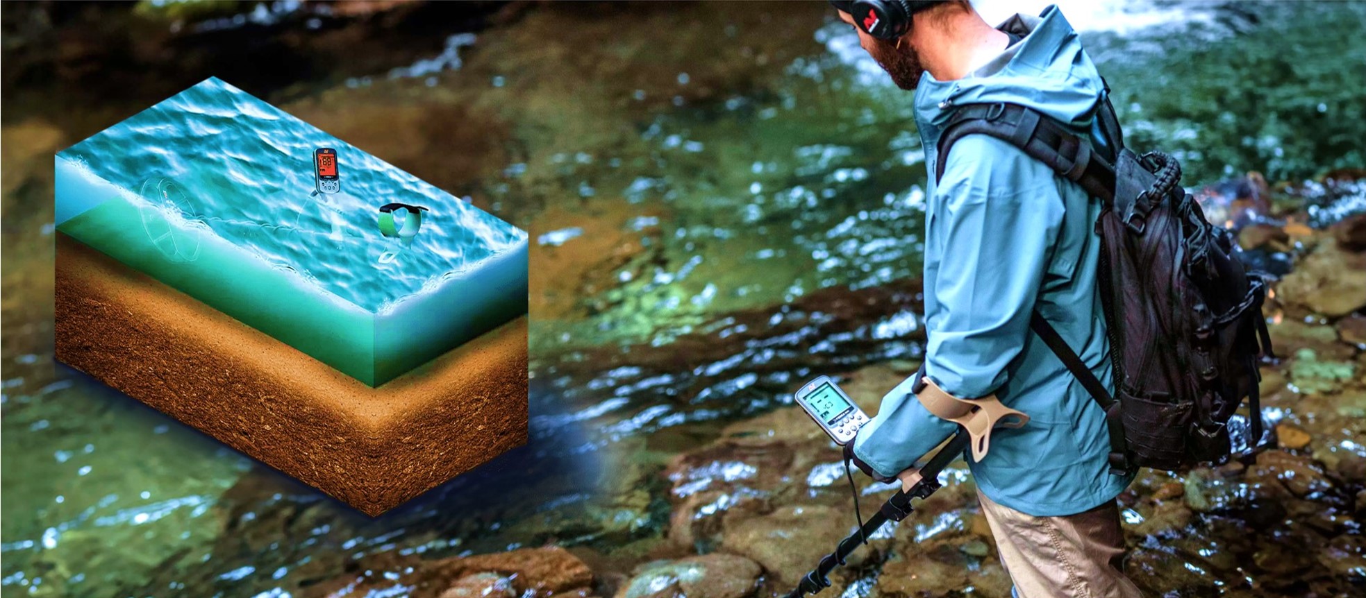 دستگاه فلزیاب اکسترا کاملا ضد آب