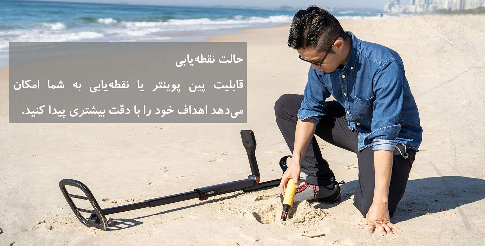 حالت پین پوینتر فلزیاب Go-Find 66